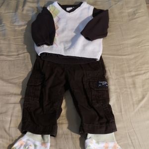 ❤️ 3-6 mo Baby Boy 4 pce Bundle Set